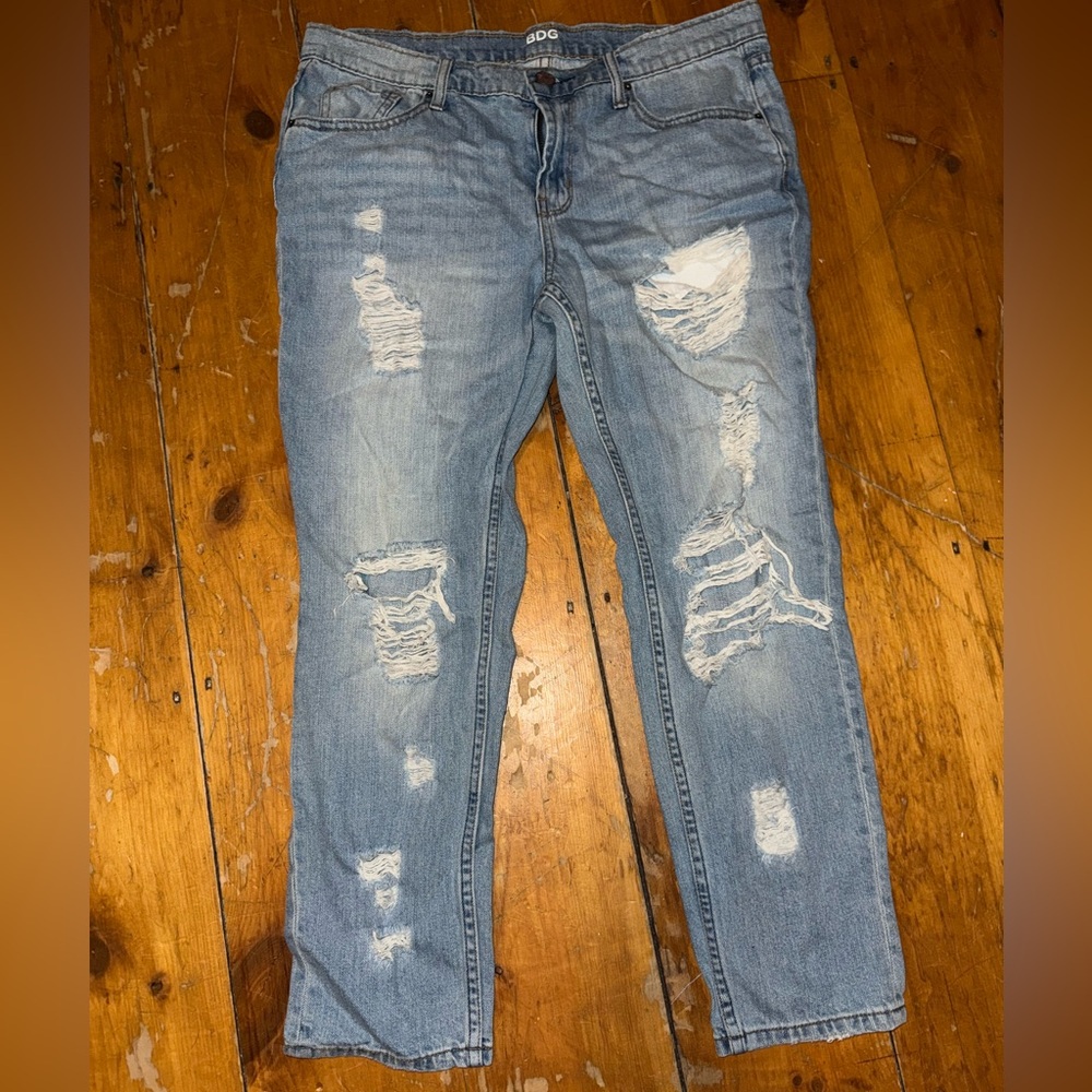 Urban Outfitters BDG high waisted distressed jeans